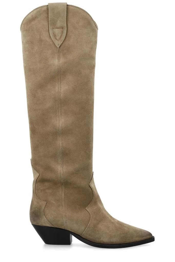 商品Isabel Marant|Isabel Marant Denvee Pointed-Toe Knee-Length Boots,价格¥3603,第1张图片