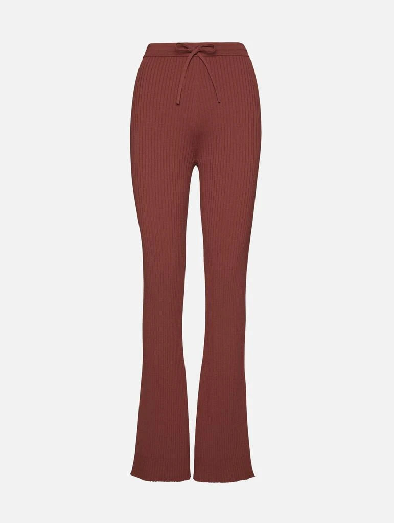商品Nanushka|Cornelie Ribbed Pants,价格¥1004,第1张图片