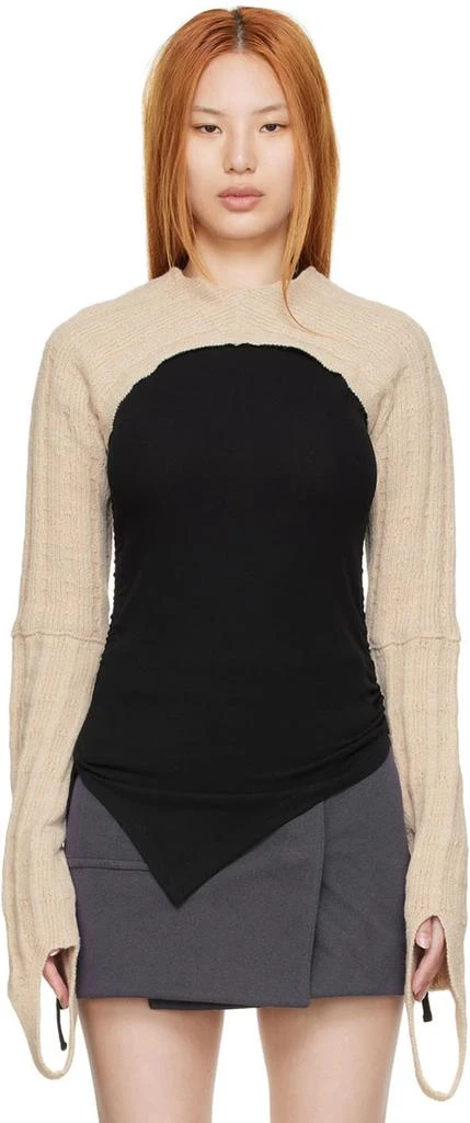 商品Acne Studios|Beige Wool Sweater,价格¥2704,第1张图片
