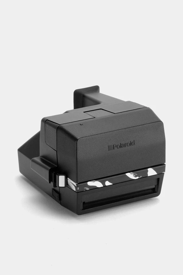 商品Polaroid|Polaroid Monochrome Splatter Vintage 600 Instant Camera Refurbished by Retrospekt,价格¥1186,第2张图片详细描述