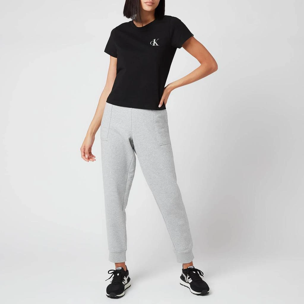 商品Calvin Klein|Calvin Klein Women's Modern Cotton Joggers - Grey Heather,价格¥208,第3张图片详细描述