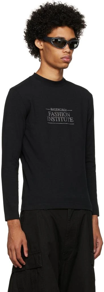 商品Balenciaga|Black Fashion Institute Long Sleeve T-Shirt,价格¥6780,第2张图片详细描述