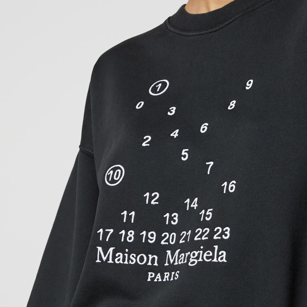 商品MAISON MARGIELA|Maison Margiela Numbers Cotton-Jersey Sweatshirt,价格¥1994,第4张图片详细描述