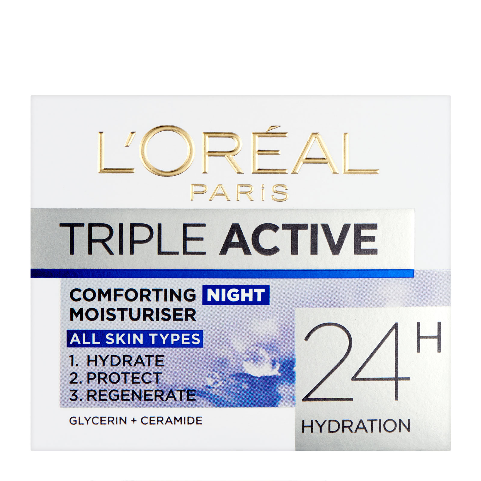 L'Oréal Paris 欧莱雅 三重活力保湿晚霜 50ml商品第3张图片规格展示