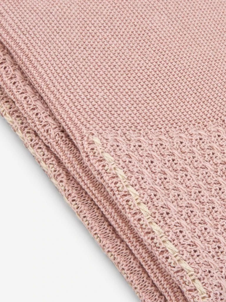 商品Paz Rodriguez|Baby Girls Cotton and Cashmere Blanket in Pink,价格¥376,第4张图片详细描述