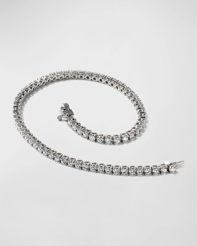 商品Memoire|18k White Gold 71-Diamond Tennis Bracelet, 3.30tcw,价格¥56933,第3张图片详细描述