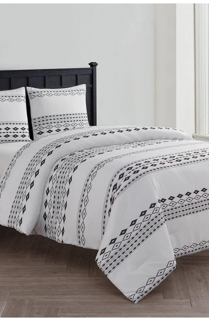 商品VCNY Home|Full/Queen Geometric Printed Comforter Set,价格¥535,第1张图片