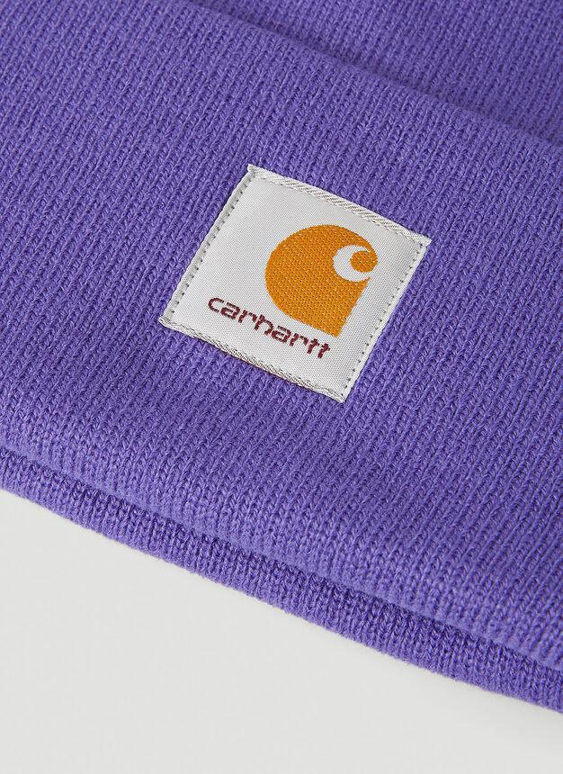 商品Carhartt|Logo Patch Watch Hat in Purple,价格¥147,第6张图片详细描述