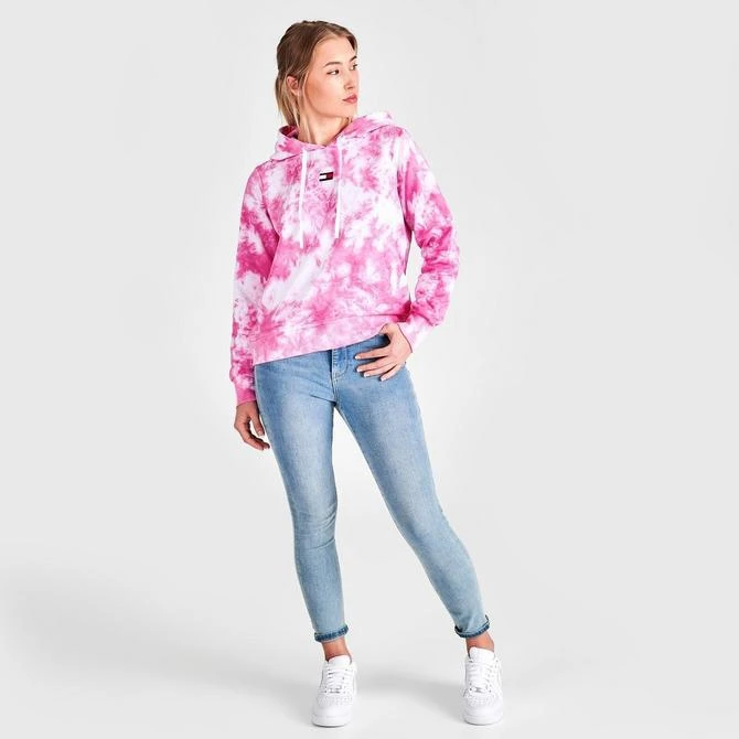 商品Tommy Hilfiger|Women's Tommy Hilfiger Tie-Dye Hoodie,价格¥76,第2张图片详细描述