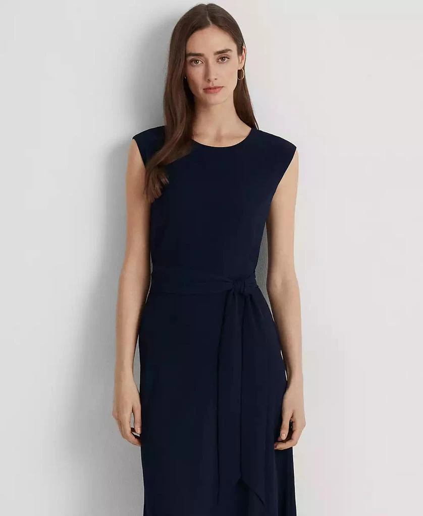 商品Ralph Lauren|Women's Belted Bubble Crepe Dress,价格¥1031,第4张图片详细描述