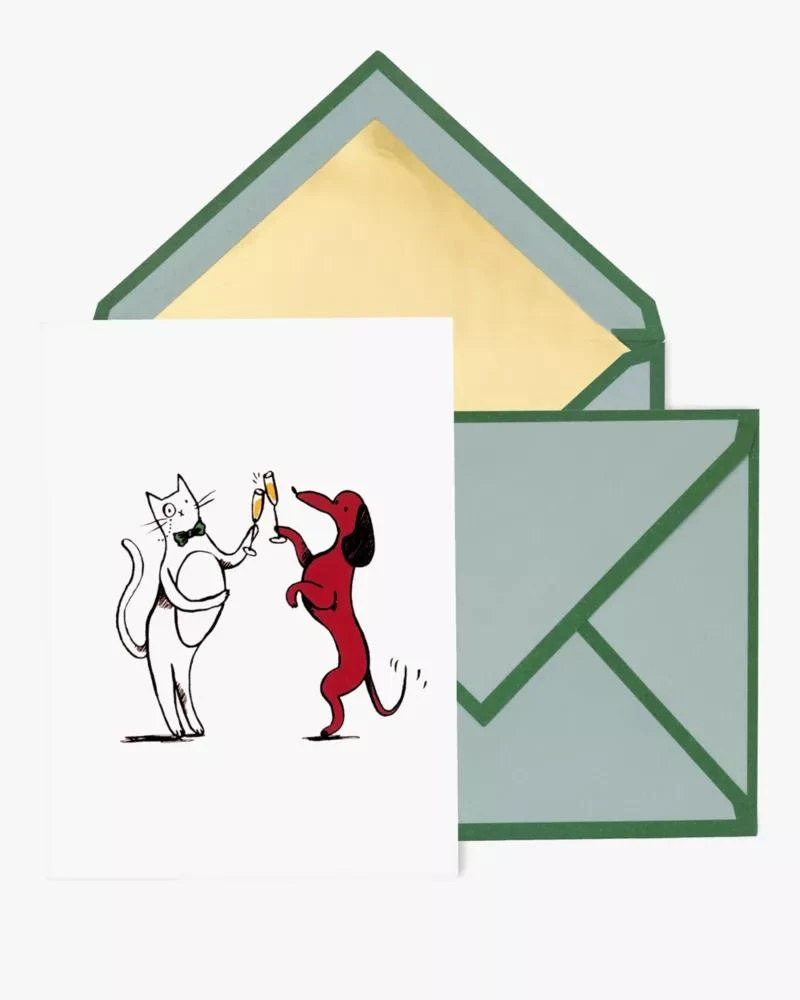 商品Kate Spade|Holiday Party Assorted Holiday Cards Set,价格¥135,第5张图片详细描述