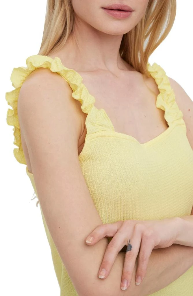 商品VERO MODA|Pam Ruffle Strap Tank Top,价格¥59,第3张图片详细描述