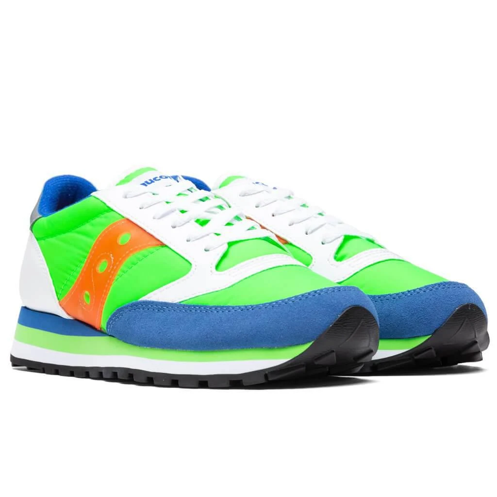 商品Saucony|Saucony Jazz Triple - Slime/Blue,价格¥425,第2张图片详细描述