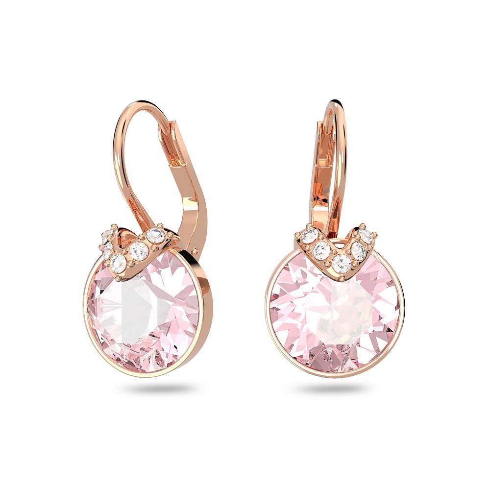 商品Swarovski|Crystal Round Cut Bella V Drop Earrings,价格¥680,第1张图片