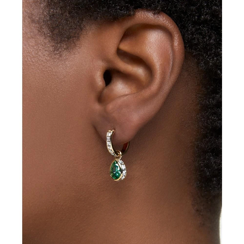 商品Swarovski|Gold-Tone Mixed Crystal Charm Hoop Earrings,价格¥942,第5张图片详细描述
