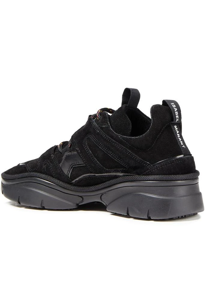 商品Isabel Marant|Kindsay leather-trimmed suede sneakers,价格¥879,第3张图片详细描述