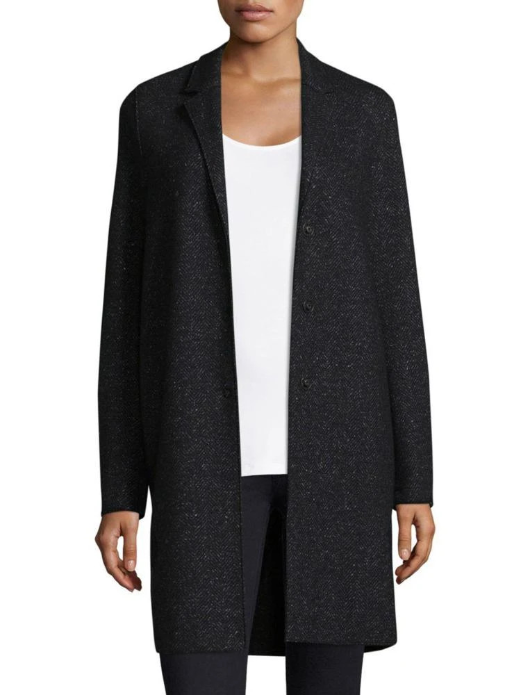 商品Harris Wharf London|Herringbone Cocoon Coat,价格¥2414,第1张图片