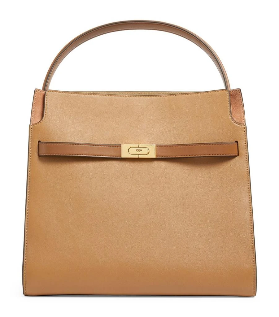 商品Tory Burch|Leather Lee Radziwill Double Top-Handle Bag,价格¥9365,第1张图片