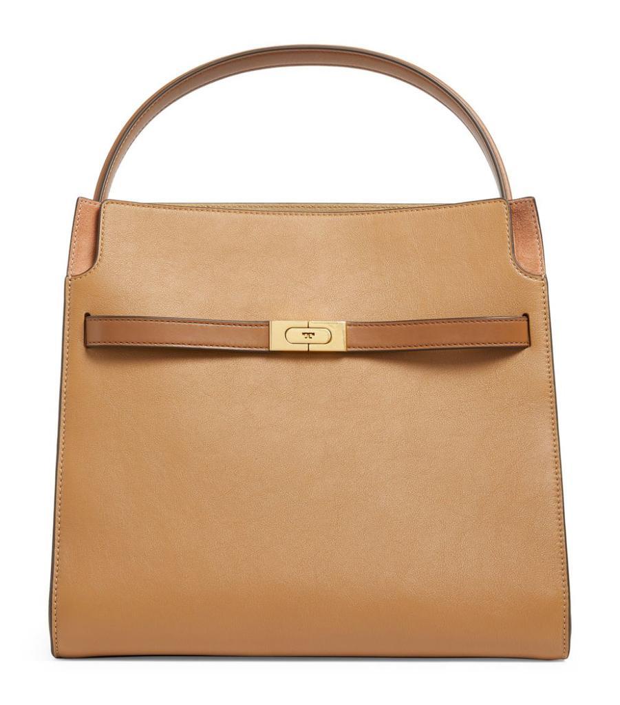 商品Tory Burch|Leather Lee Radziwill Double Top-Handle Bag,价格¥8401,第1张图片