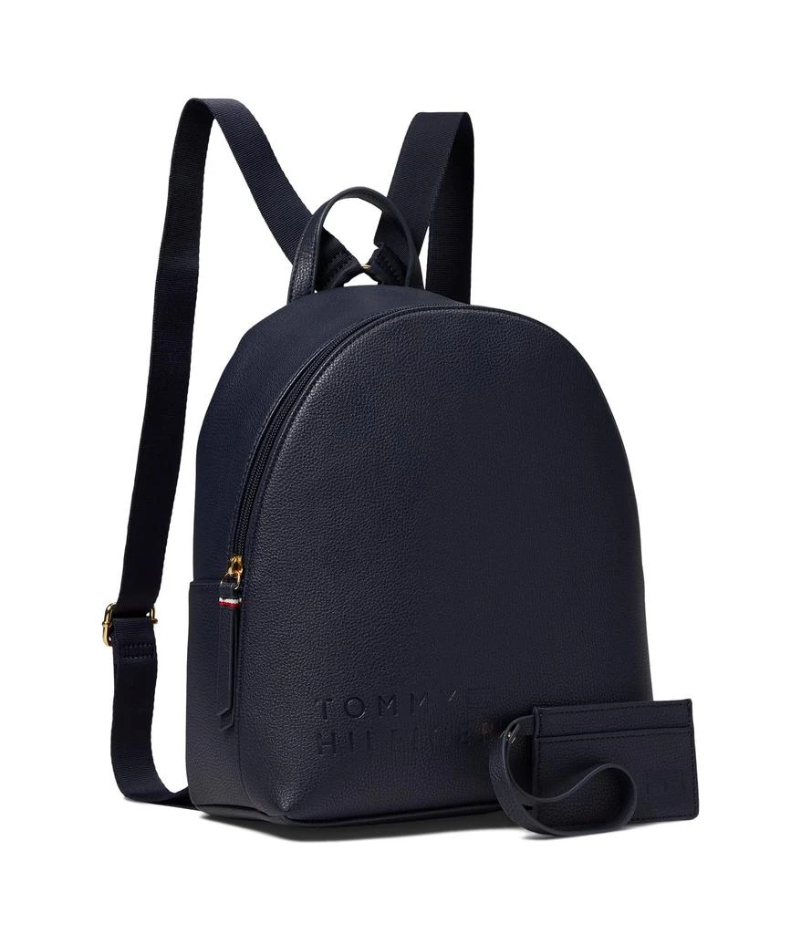 商品Tommy Hilfiger|Bryony II Smalldome Backpack w/ Hangoff Pebble PVC,价格¥630,第1张图片