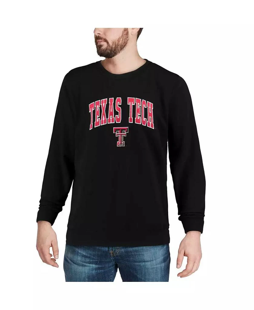 Men's Texas Tech Red Raiders Arch and Logo Crew Neck Sweatshirt 商品