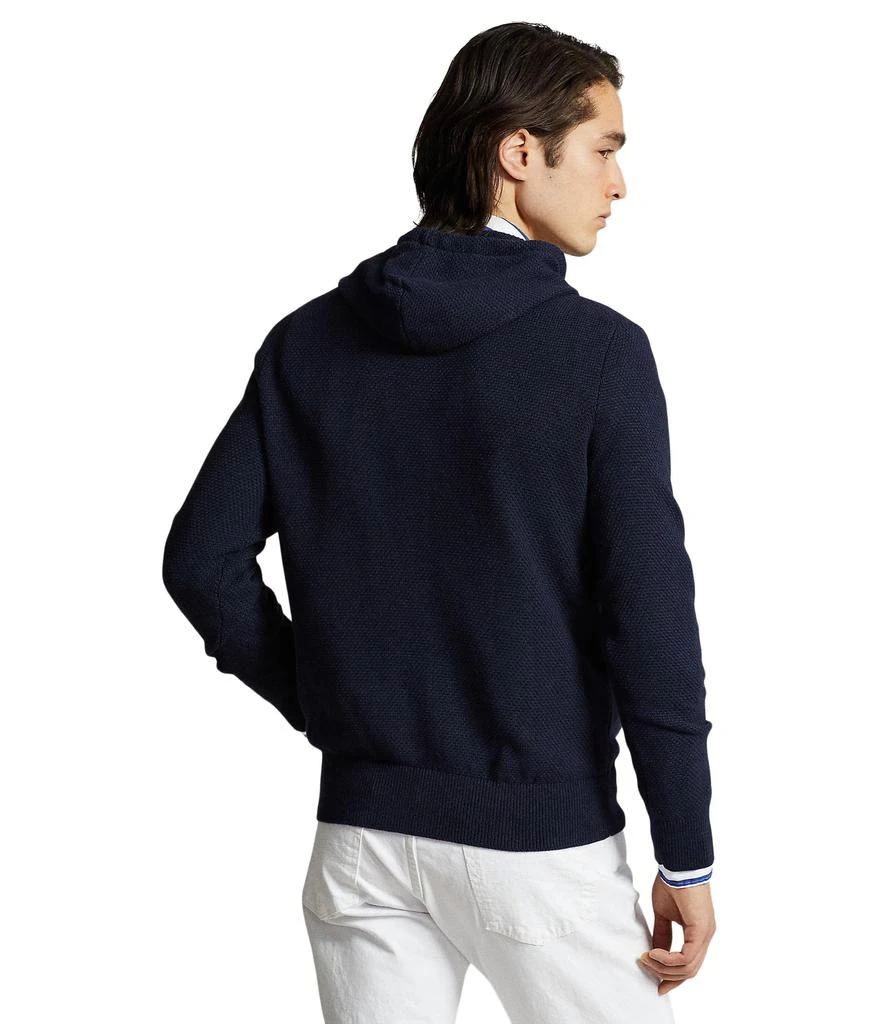 商品Ralph Lauren|Woven-Stitch Cotton Hooded Sweater,价格¥841,第2张图片详细描述