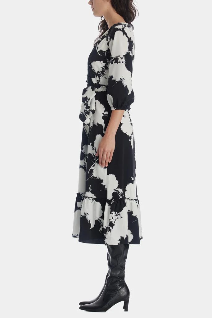 商品Karl Lagerfeld Paris|Floral Printed Silky Crepe Midi Dress,价格¥599,第3张图片详细描述