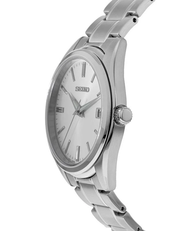 商品Seiko|Seiko Analogue Silver Dial Steel Men&apos;s Watch SUR307P1,价格¥1033,第3张图片详细描述