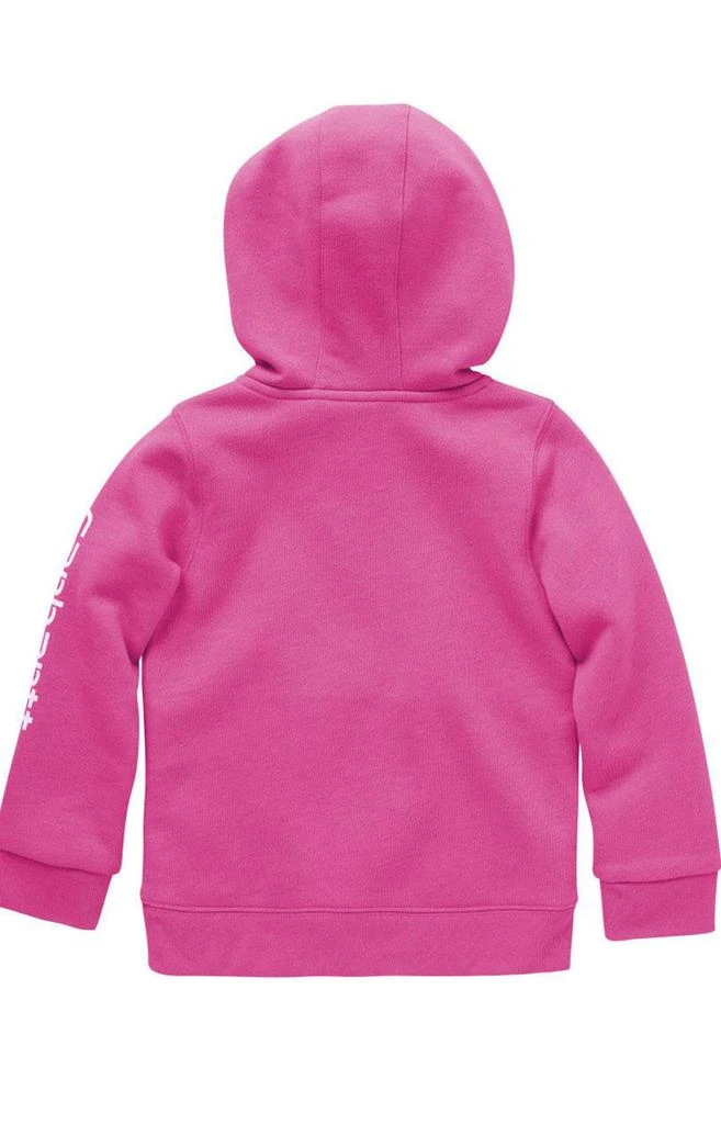 商品Carhartt|(CA9875) Fleece Long-Sleeve Half-Zip Hooded Sweatshirt - Raspberry Rose ,价格¥144,第2张图片详细描述