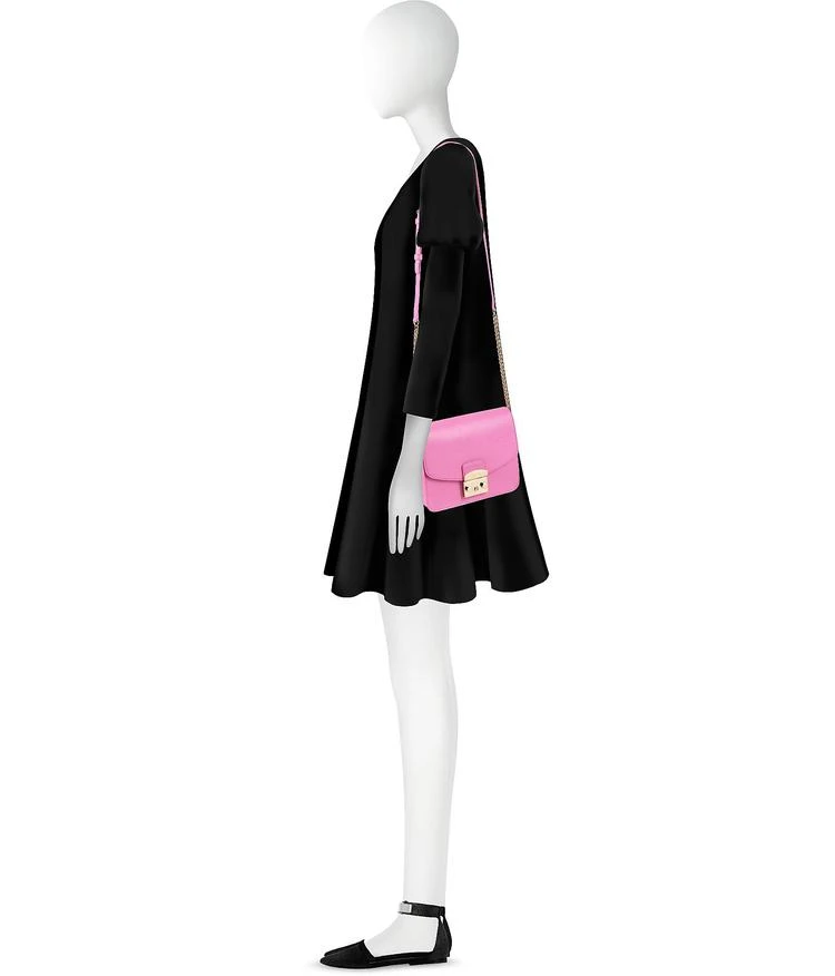 商品Furla|Furla 芙拉 兰花色皮革Metropolis小号斜挎包,价格¥1593,第3张图片详细描述