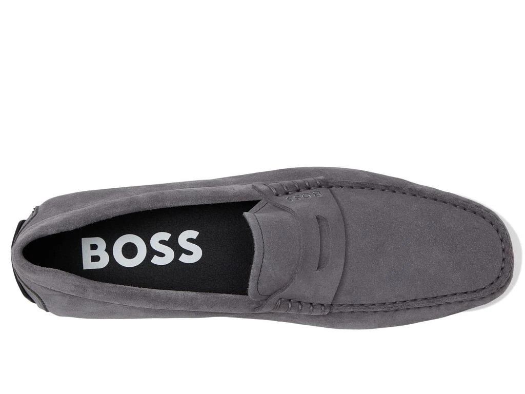 商品Hugo Boss|Noel Suede Penny Loafer Moccasins,价格¥821,第2张图片详细描述