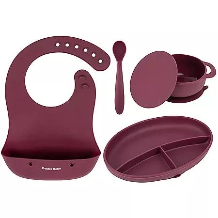 商品Bazzle Baby|Foodie Silicone Feeding Set by Bazzle Baby, Choose Color,价格¥165,第1张图片