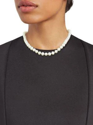 商品Masako|​Sterling Silver & 8-9MM Cultured Round Freshwater Pearl Necklace,价格¥959,第2张图片详细描述
