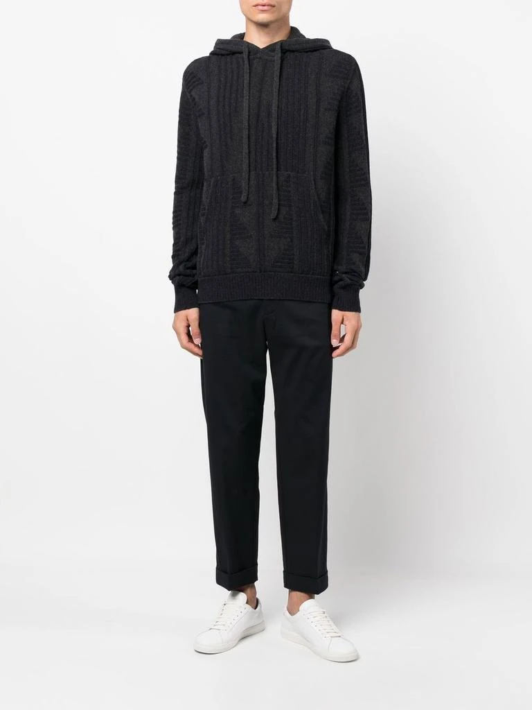 商品Emporio Armani|EMPORIO ARMANI - Wool Blend Hoodie,价格¥3907,第3张图片详细描述
