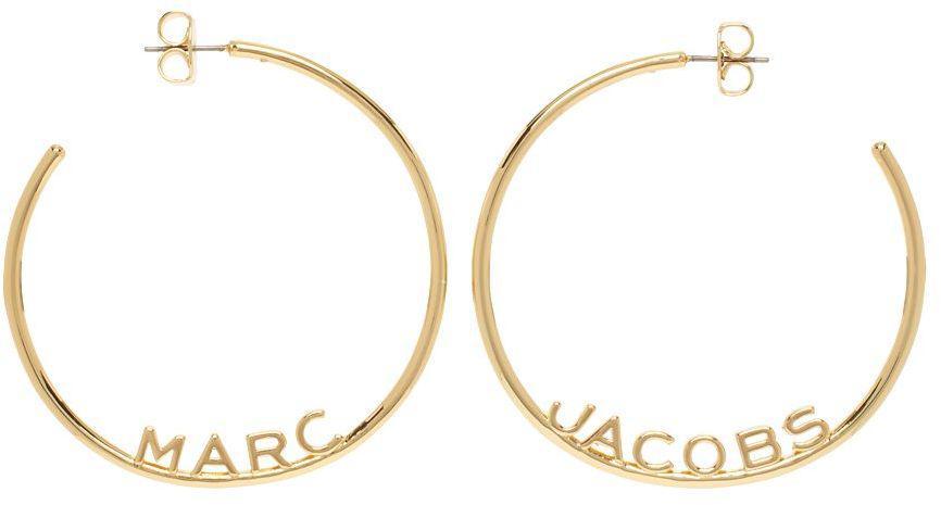 商品Marc Jacobs|Gold 'The Monogram Hoops' Earrings,价格¥694,第1张图片