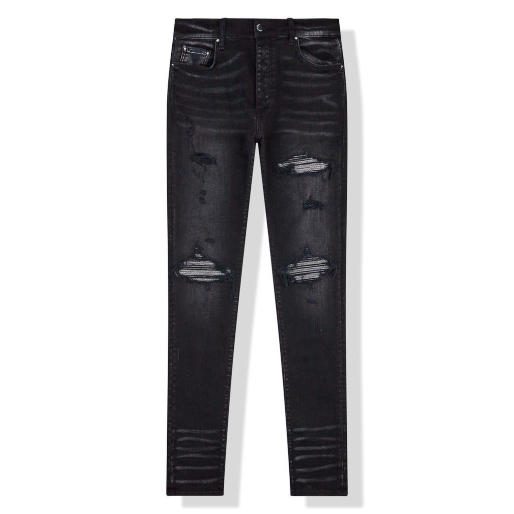 商品AMIRI|Amiri MX1 Iridescent Black Jeans,价格¥7813,第1张图片