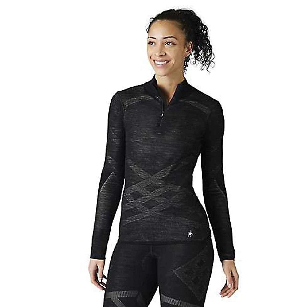 商品SmartWool|Smartwool Women's Intraknit Thermal Merino Base Layer 1/4 Zip,价格¥1153,第4张图片详细描述