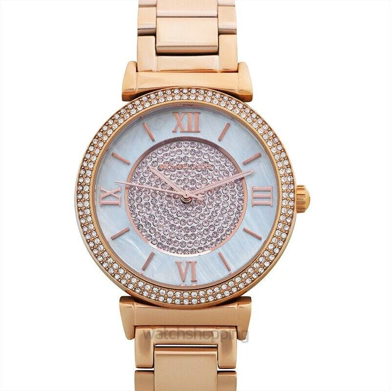 商品Michael Kors|Kerry Quartz Crystal Ladies Watch MK3333,价格¥1274,第1张图片