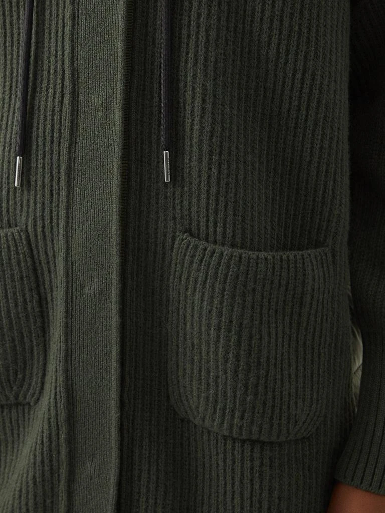 商品Moncler|Padded ribbed-wool hooded cardigan,价格¥8743,第3张图片详细描述