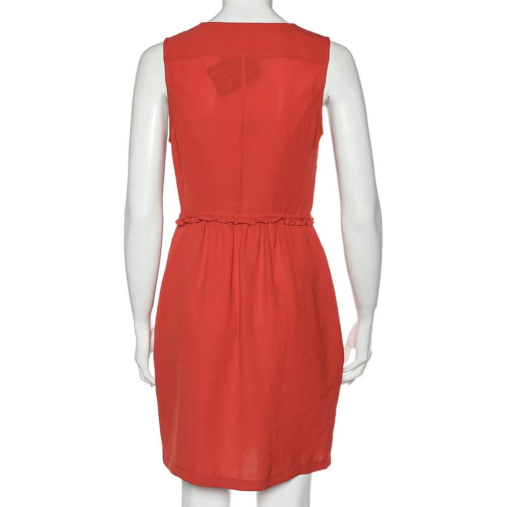 商品[二手商品] Burberry|Burberry Brit Dark Orange Sleeveless Mini Dress S,价格¥1449,第3张图片详细描述