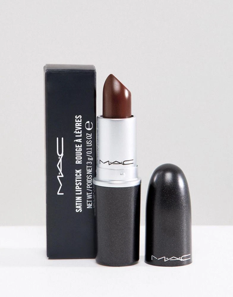 商品MAC|MAC Satin Lipstick - Film Noir,价格¥226,第1张图片