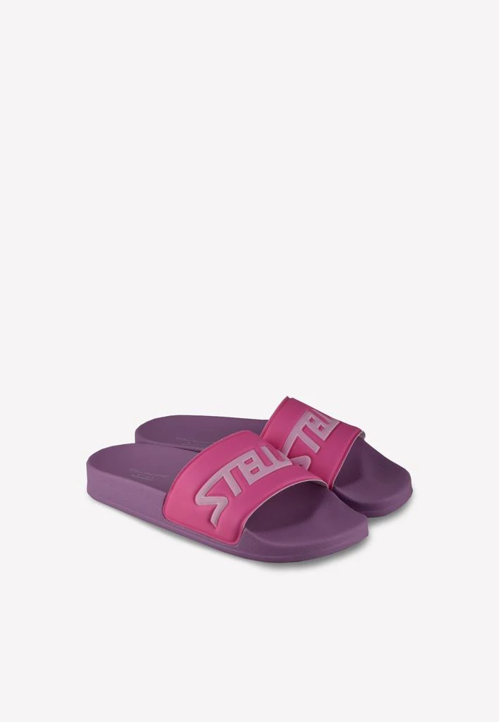 商品Stella McCartney|Girls Logo Slides,价格¥374,第1张图片