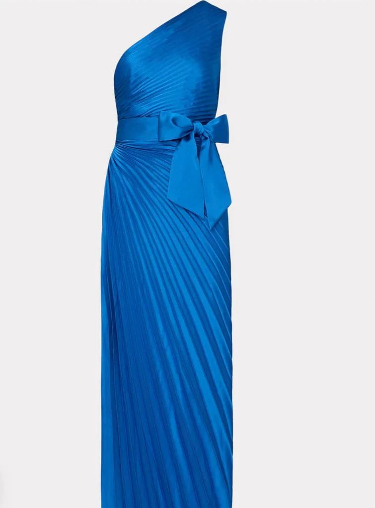 商品Milly|Estelle Satin Dress In Blue,价格¥2457,第3张图片详细描述