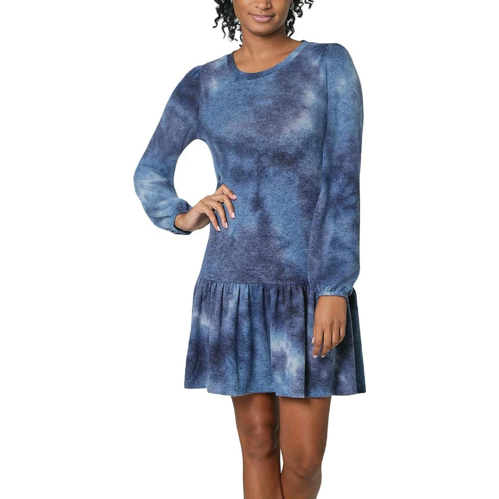 商品Ultra Flirt|Ultra Flirt Womens Plus Tie-Dye Short Sweaterdress,价格¥16,第3张图片详细描述