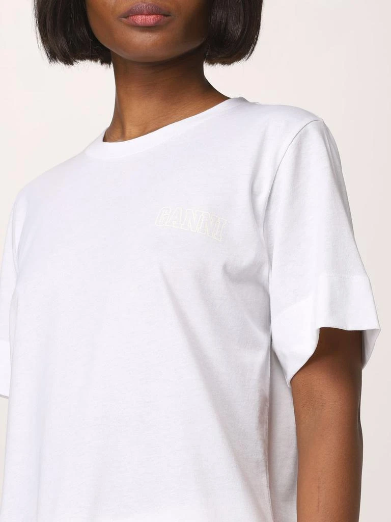 商品Ganni|Basic Ganni t-shirt in cotton blend,价格¥305,第4张图片详细描述