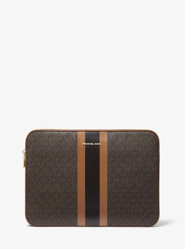 商品Michael Kors|Jet Set Logo Stripe 13 Inch Laptop Case,价格¥590,第1张图片