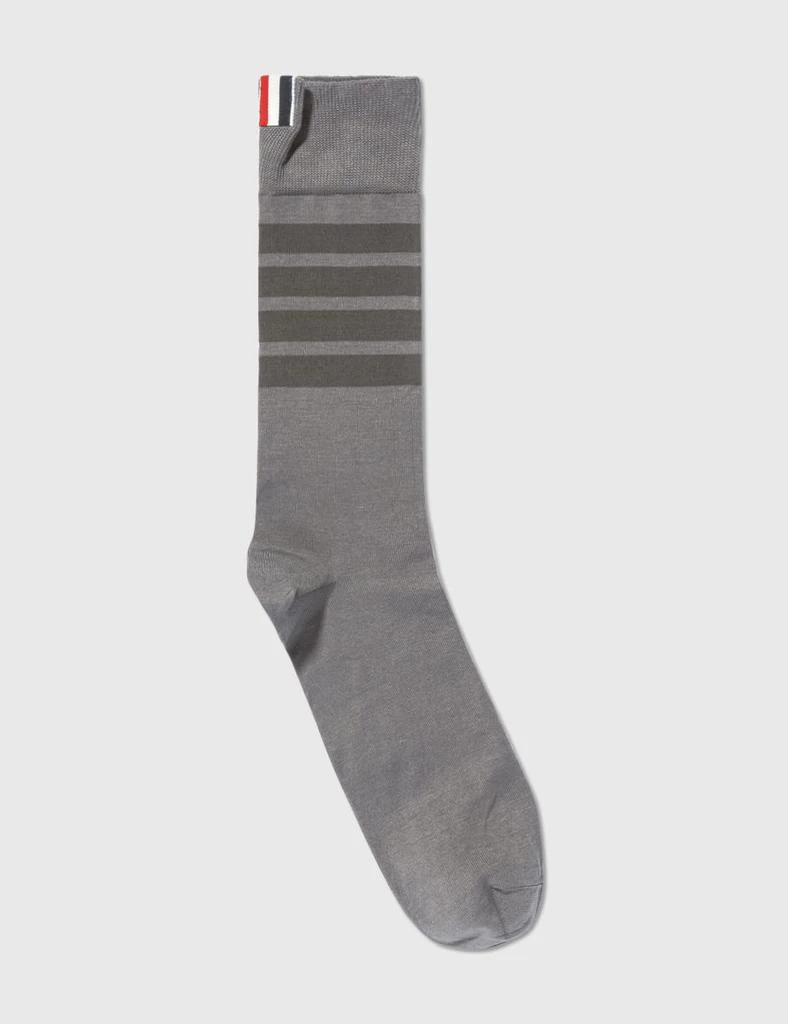 商品Thom Browne|Cotton 4-Bar Mid-calf Socks,价格¥635,第2张图片详细描述