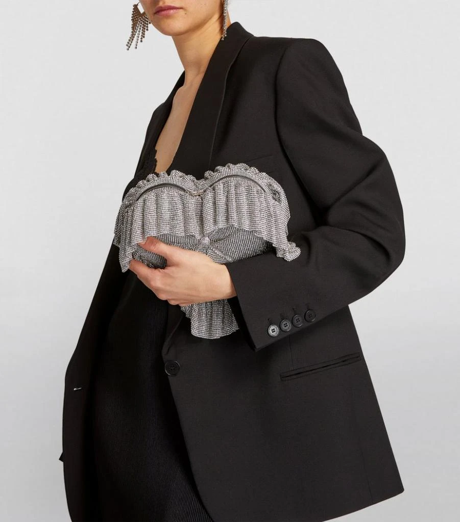 商品Alexander Wang|Embellished Heart Pillow Clutch Bag,价格¥20282,第2张图片详细描述