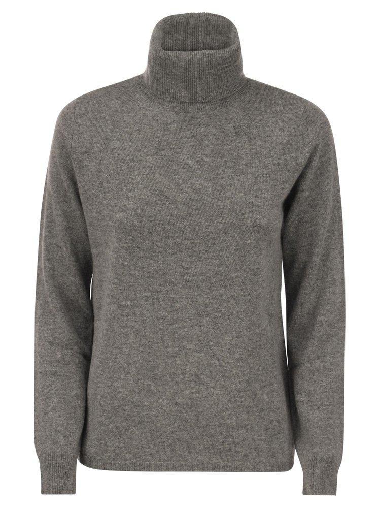 商品Max Mara|Max Mara Studio Turtleneck Long Sleeved Sweater,价格¥1448,第1张图片