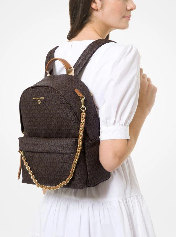 商品Michael Kors|Slater Medium Logo Backpack,价格¥2838,第4张图片详细描述